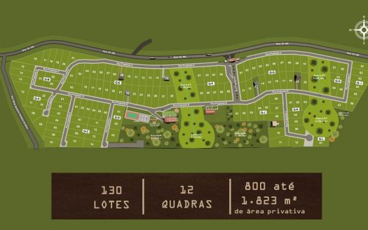 Belíssimo Condomínio c/lotes frente para SC 390 – Bom Jardim da Serra