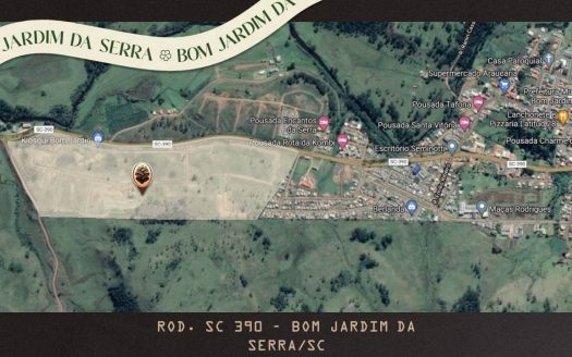 Belíssimo Condomínio c/lotes frente para SC 390 – Bom Jardim da Serra