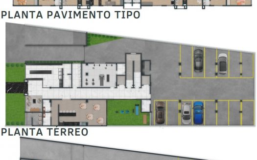 URUBICI:  Em Construção:  Stúdio + vaga garagem  –  Centro