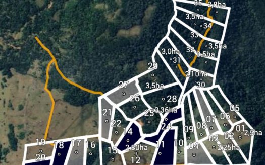 URUBICI:  Lindos terrenos rurais com 2 hectares –  Altitude: 1400 mts