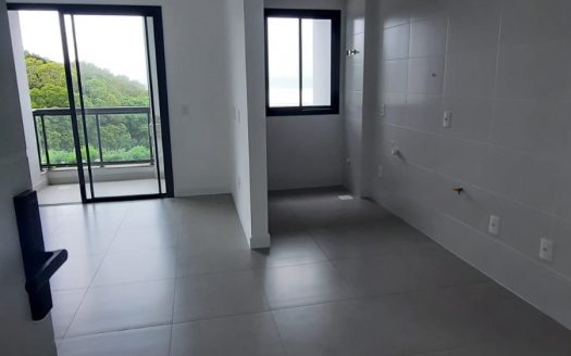 JURERÊ:   FRENTE IATE CLUB – 1 DORM. c/LINDA VISTA PARA A BAÍA